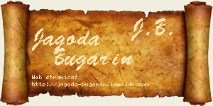 Jagoda Bugarin vizit kartica